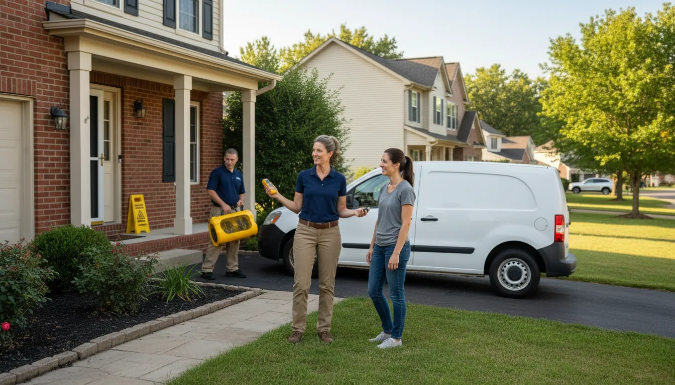 Water restoration image for Water Damage & Restoration Services in Campobello, SC